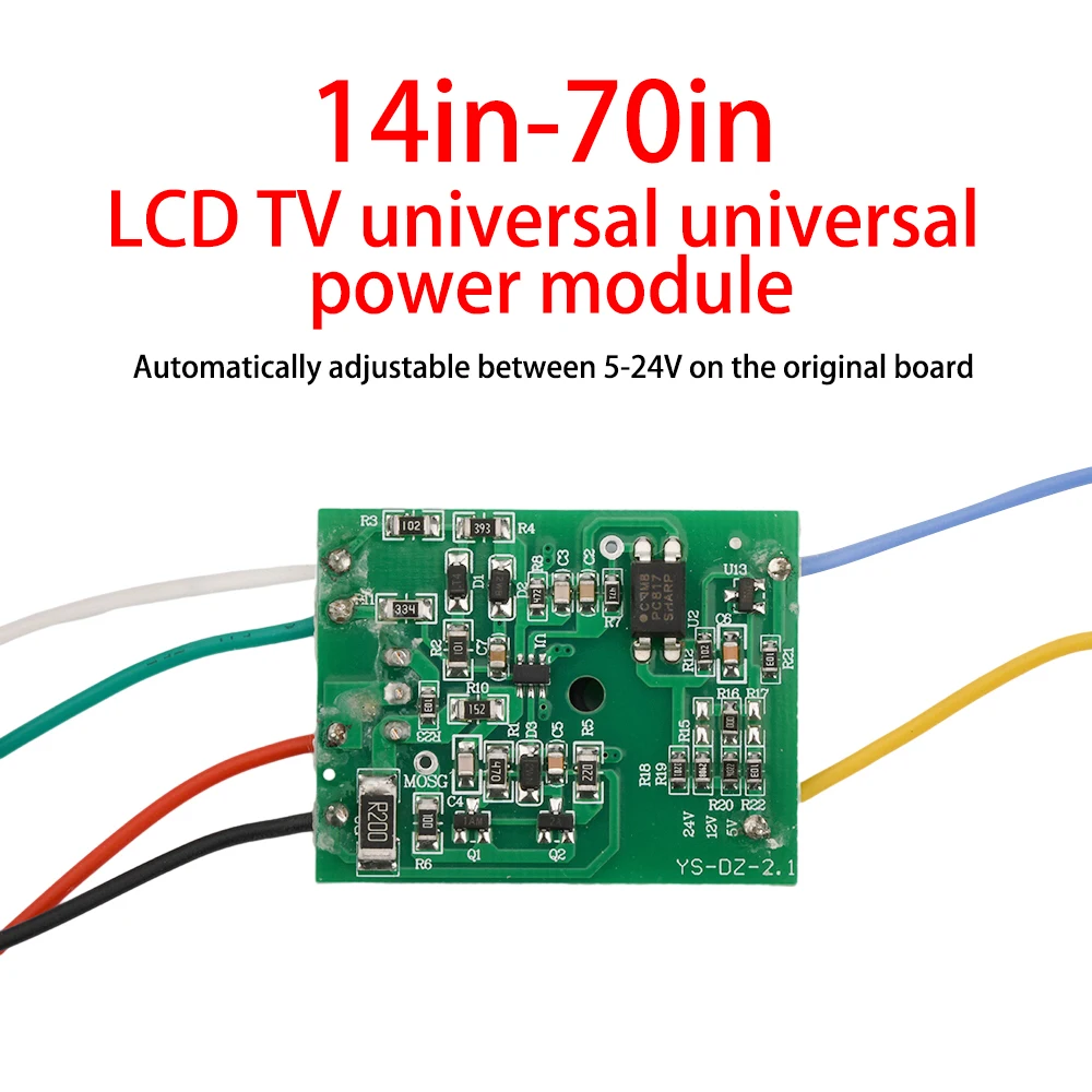 

DC Sampling for 14-70 Inch LCD TV Switch Power Supply Module 3-36V 5-24V Adjustable Universal Display Power Supply High Power