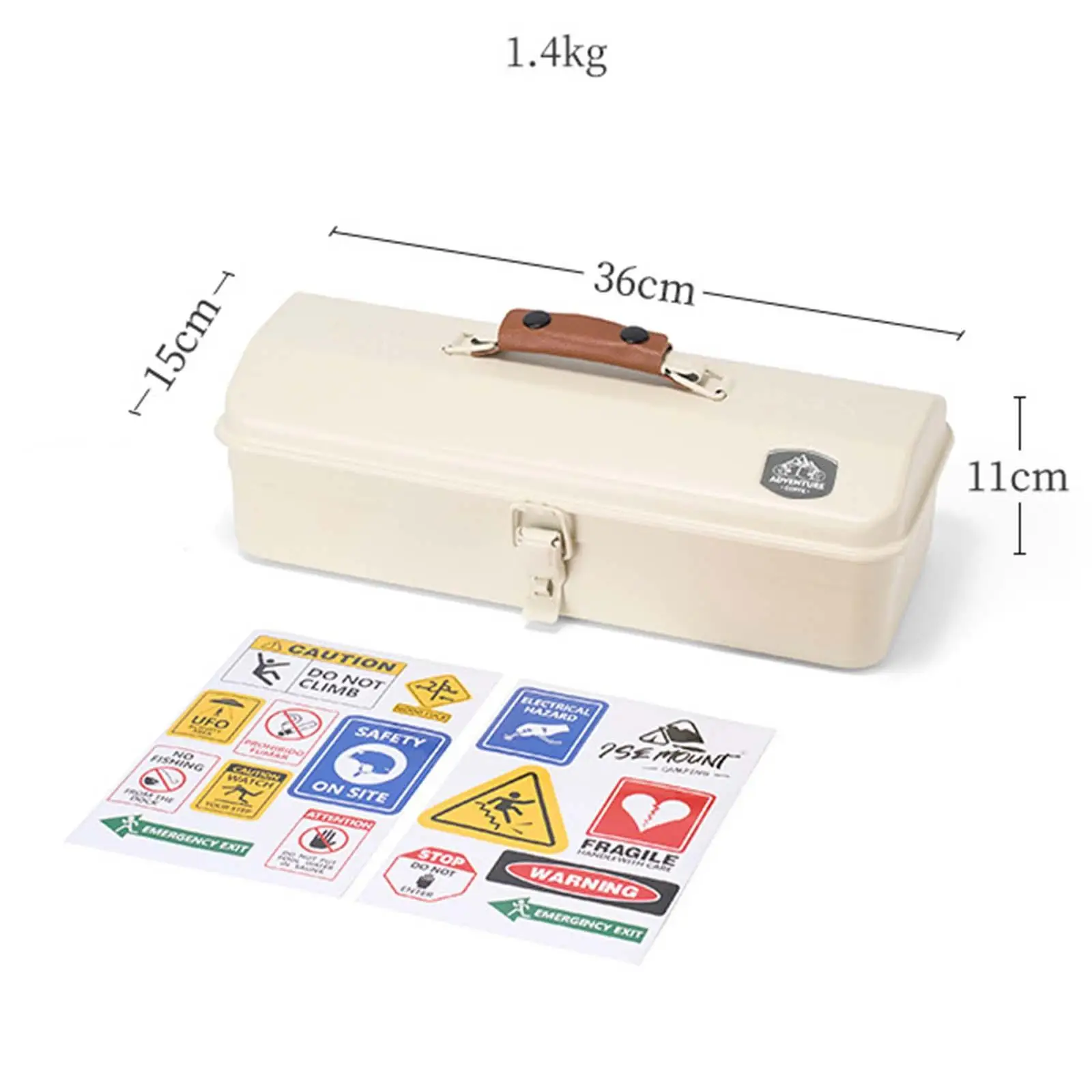 Tool Box Latch Closure Latch Closure Easy Access Household Portable Tool Case Container Multifunctional Tool Box for Workshops