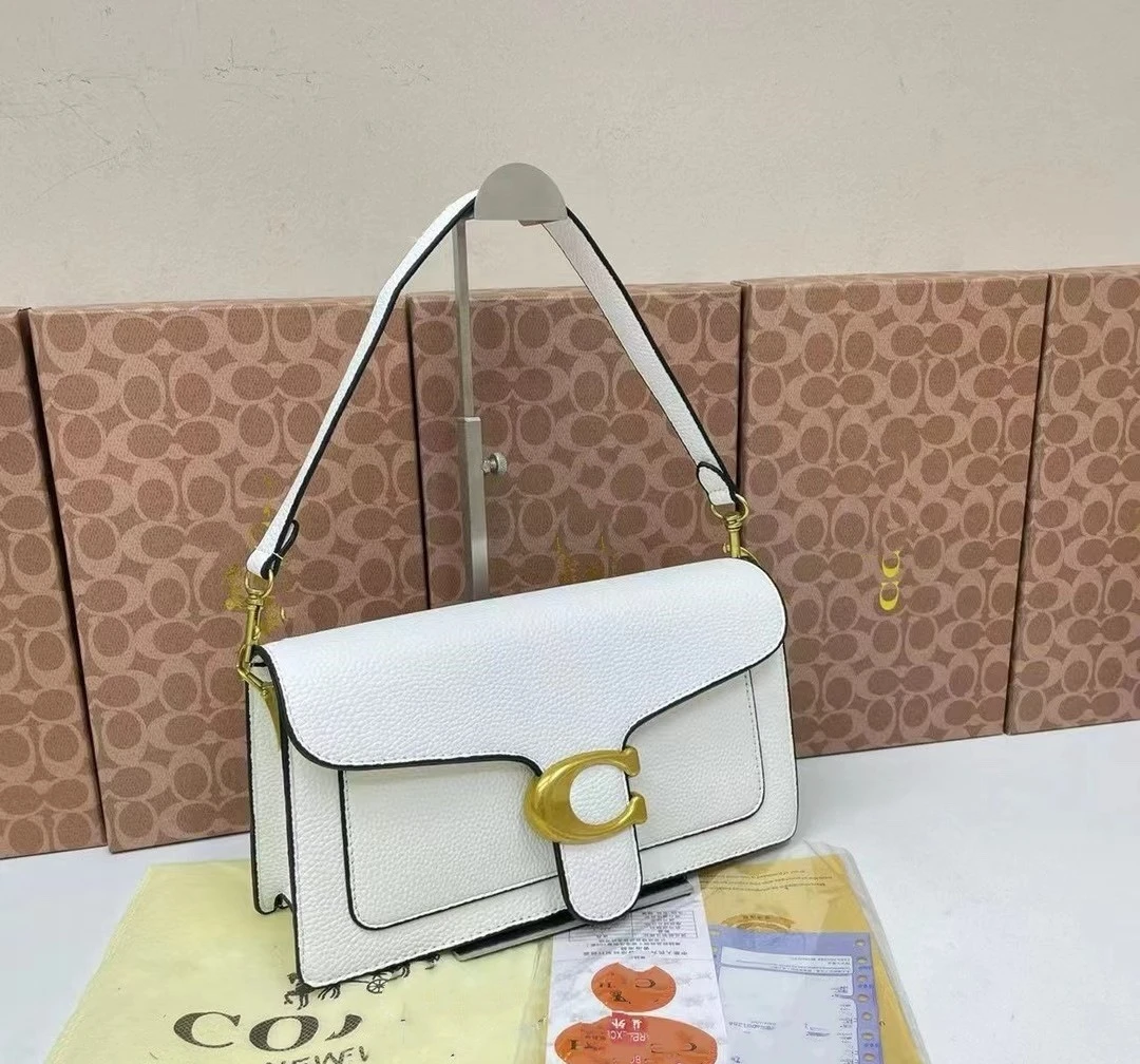 New Lychee Pattern Small Square Bag for WomenY2K Versatile High Quality Texture Solid Color Handheld Single Shoulder Mommy Bag