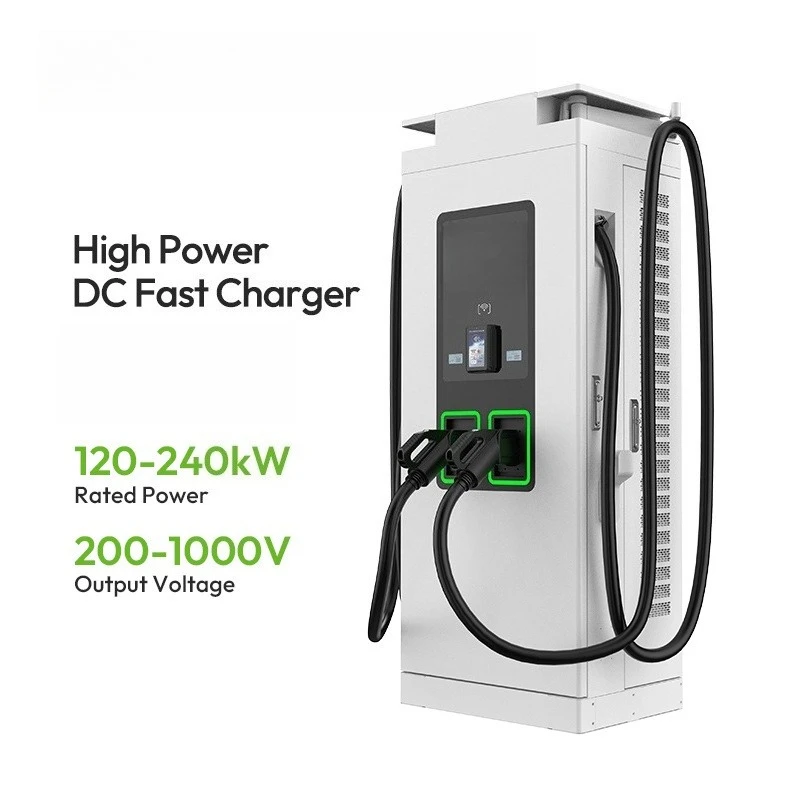 10-inch Display Screen Fast  Car Charger Station 160kW