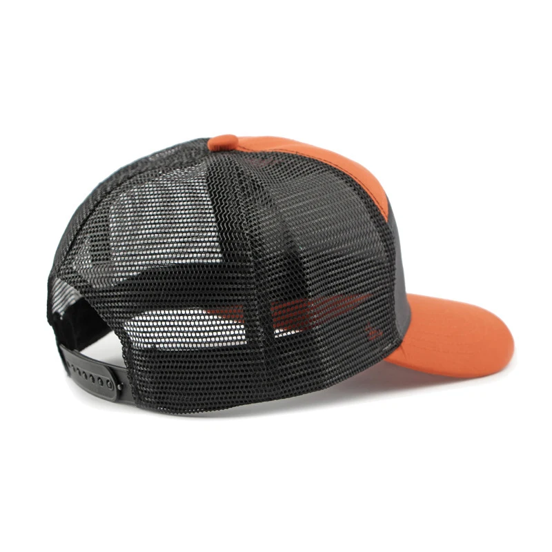 Unisex Baseball Cap with Polyester Mesh Color Block Design Breathable Sporty Style Neutral Summer Sports Duckbill Cap 56-58cm