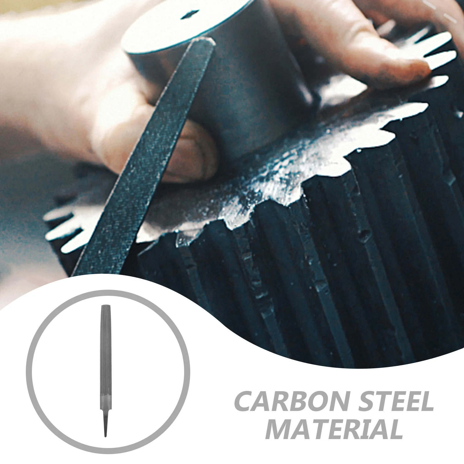 

Half Round Medium Cut File High Carbon Steel Versatile Shaping Polishing Tool for Metal Wood Plastic Grinding Polishing File