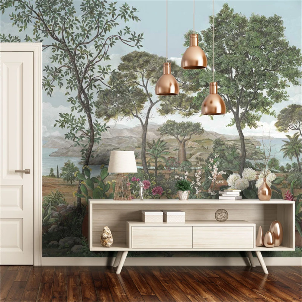 custom papel de parede cactus tropical plant Photo Wallpaper Murals wallpapers for Living Room Bedroom Wall Painting wall panels