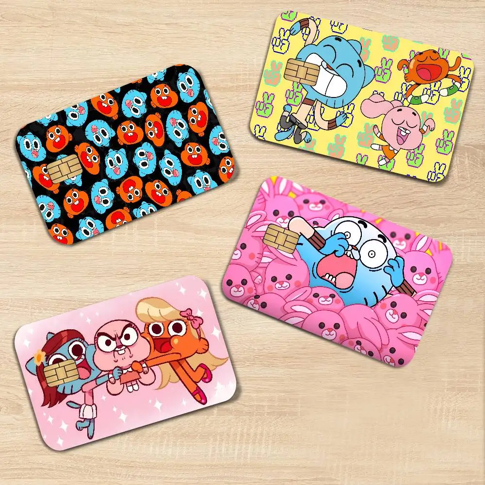 The A-Amazing W-World Of G-Gumball 100% Hot Sale Amine Credit Debit Bank Card Bus Card Film Skin Sticker
