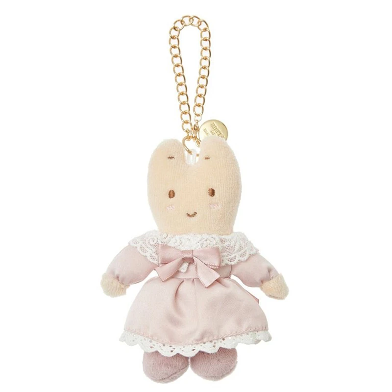 

Marron Cream Mascot плюшевый брелок для ключей розовое платье кролик Kawaii милая женская сумка брелки подвески брелок