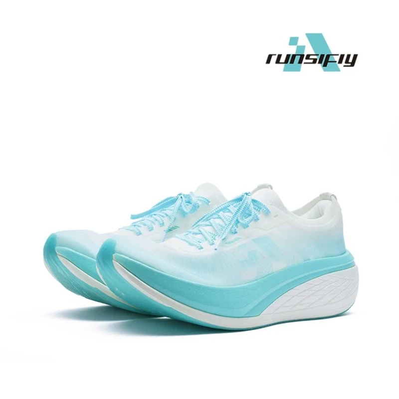 Runsifly Marathon Professional Full-length Lightweight Carbon Plate Racing Shoes Soft Rebounce Jogging Long Running Sneakers Men