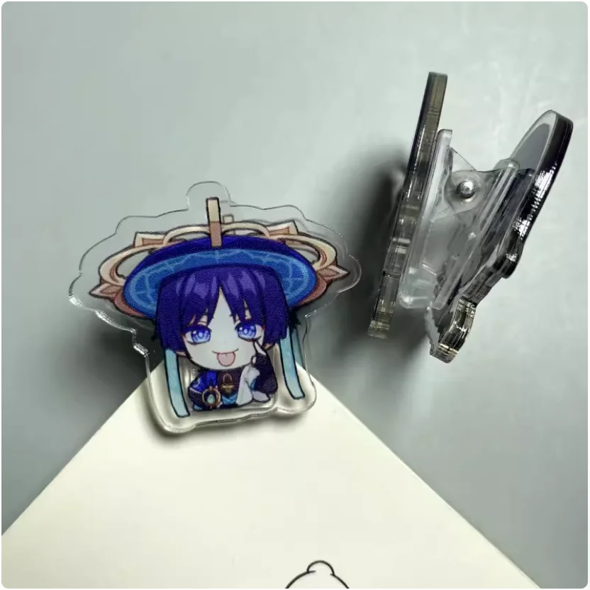 

2024 Anime Genshin Impact Balladeer PP Clamp Ningguang ALHaitham Acrylic Double-Sided Inner Printed Bookmark Ledger Clip Gift