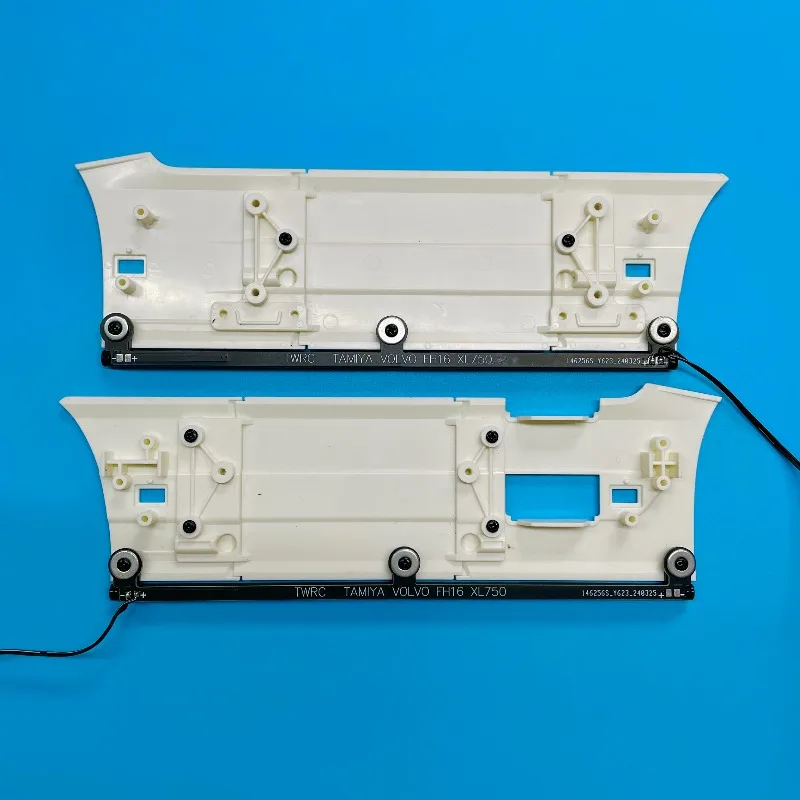 Tablero de falda lateral LED, luz inferior, tablero PCB, luz para camión volquete Tamiya RC 1/14 Volvo FH16XL 750 4X2 56375, piezas de coche de juguete