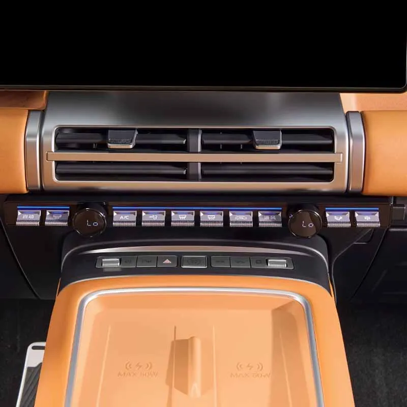 For BYD Leopard3 5 8 DENZA B3 B5 B8 Fangchengbao Bao5 8 Tai3 BYD Ti7 AC Knob Physical Buttons Plug&Play Interior Mod Accessories