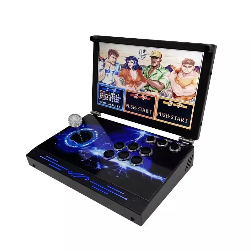 Hot Sale, Joystick Home Arcade Portable All-in-One 14-inch Nostalgic Folding Game Console 2024 New