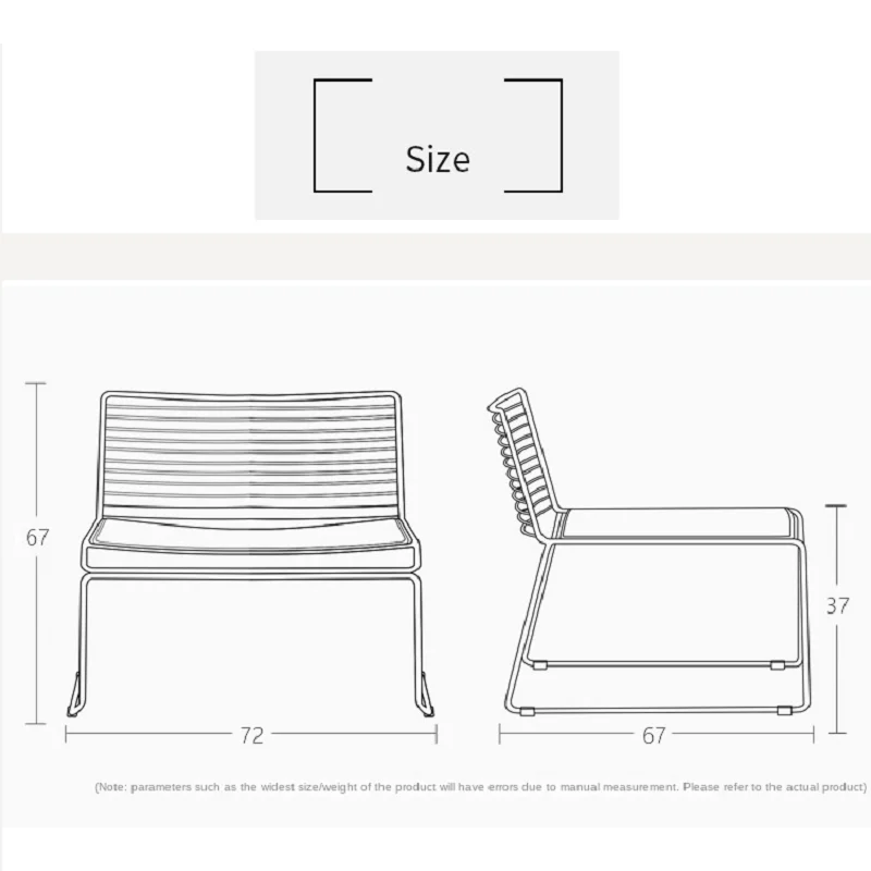 Nordic Fashion Backrest Home Chair Personality Hollow Leisure Chair Single Dining Chair Decorative Chair Outdoor Balcony Couch