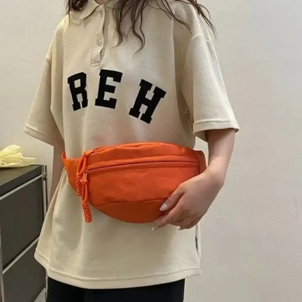 Half Moon Women's Chest Bag New Oxford Cloth Large Capacity Crossbody Bag Multifunctional Waterproof Waist Bags Travel