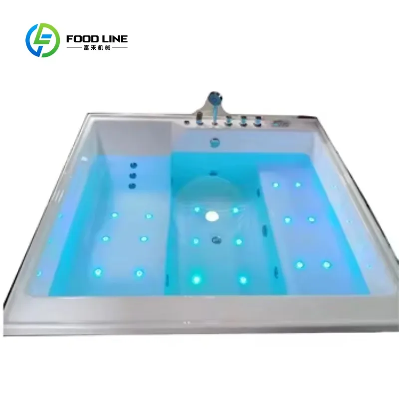 Custom Made Factory Cheap Price Outdoor Hot Tub Spa Hydro Waterfall whirlpool Massage Pool