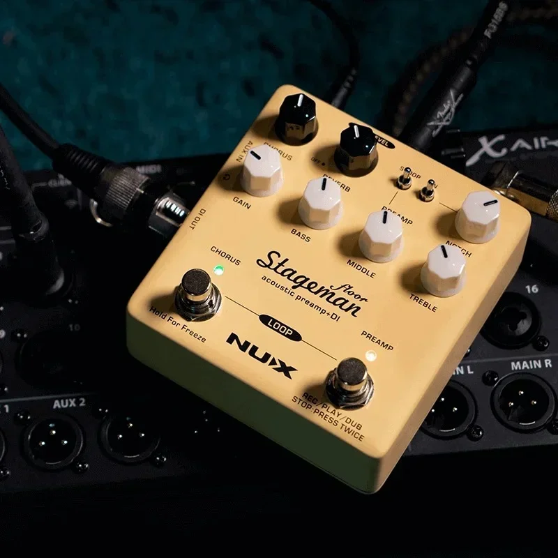 NUX Stageman Floor NAP-5 Pedal Electric Guitar Effects  Digital Effects & Looper Function Highly Sensitive EQ & Natural Sound