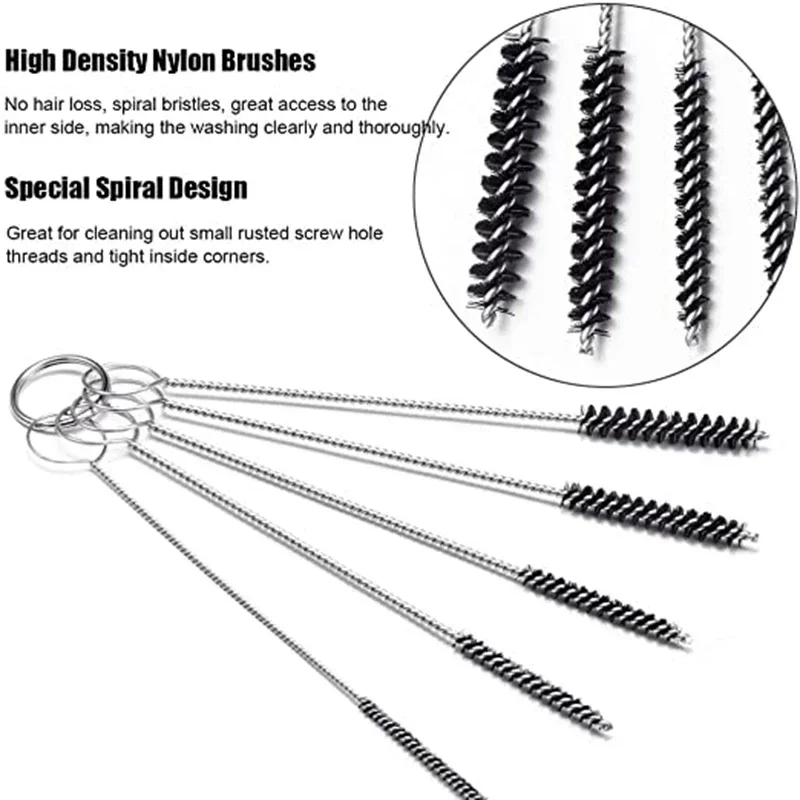 Strumenti per la pulizia delle spazzole a caldo per l'automobile, moto, ATV, saldatore, carburatore, motosega, carburatore, getto d'acqua in carbonio, rimuovi aghi di pulizia