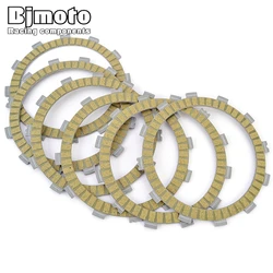 22U-16321-00 Clutch Friction Disc Plates For Yamaha XVS400 XVS400C Drag Star Classic XV400 XV500 XV535 Virago 400 500 535