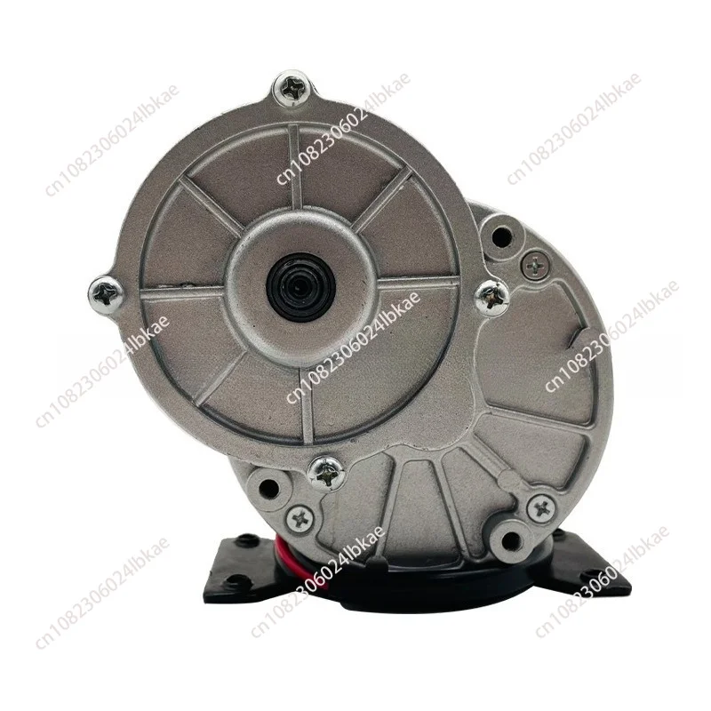 24V350W Brushed Geared Motor MY1016Z2 Short Shaft with Foot Belt Pulley