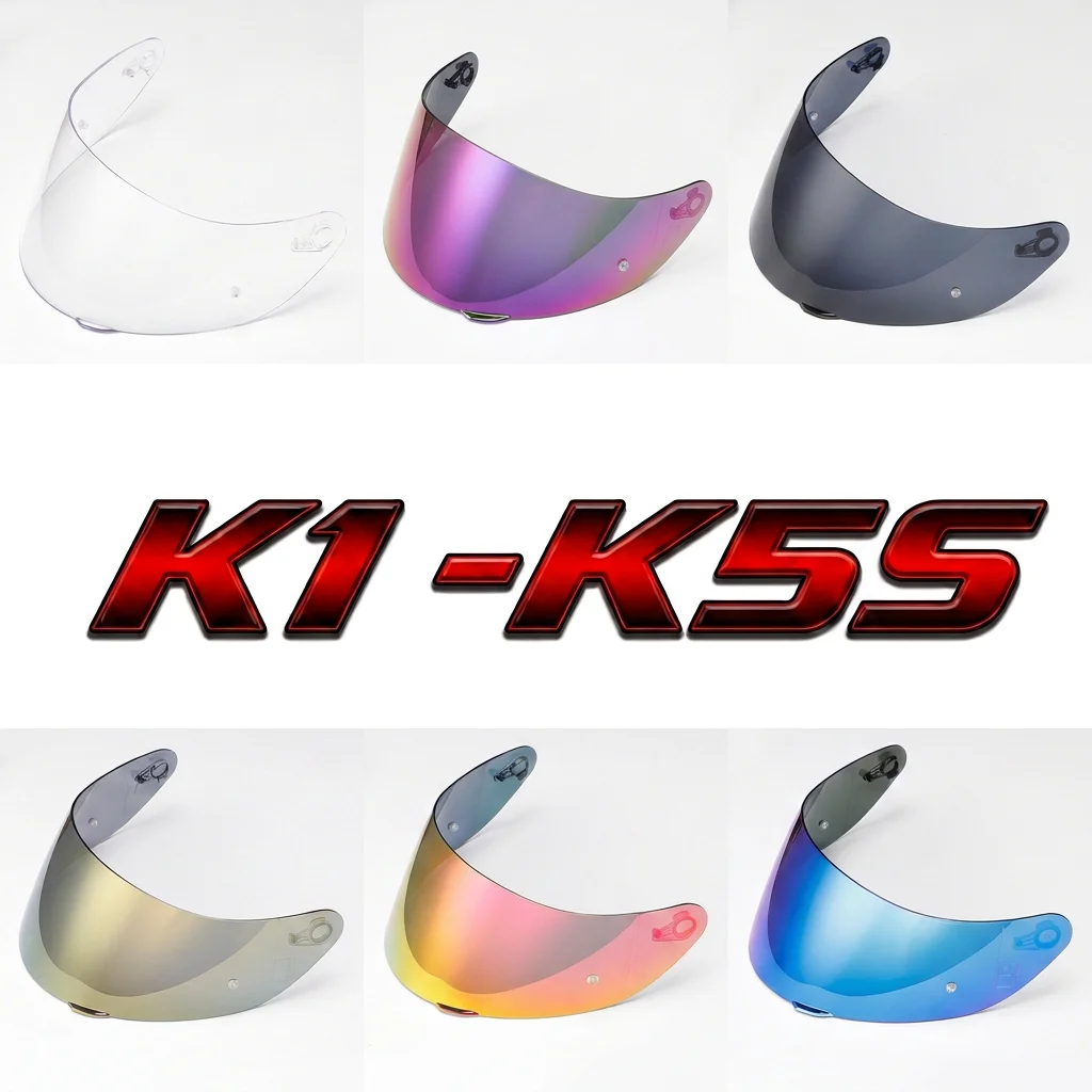 Anti-UV Windshield Motorcycle Helmet Visor Lens Replacement for AGV K1 K1S K3SV K5S, SHOEI, HJC, LS2, Arai, Scorpion Full Face