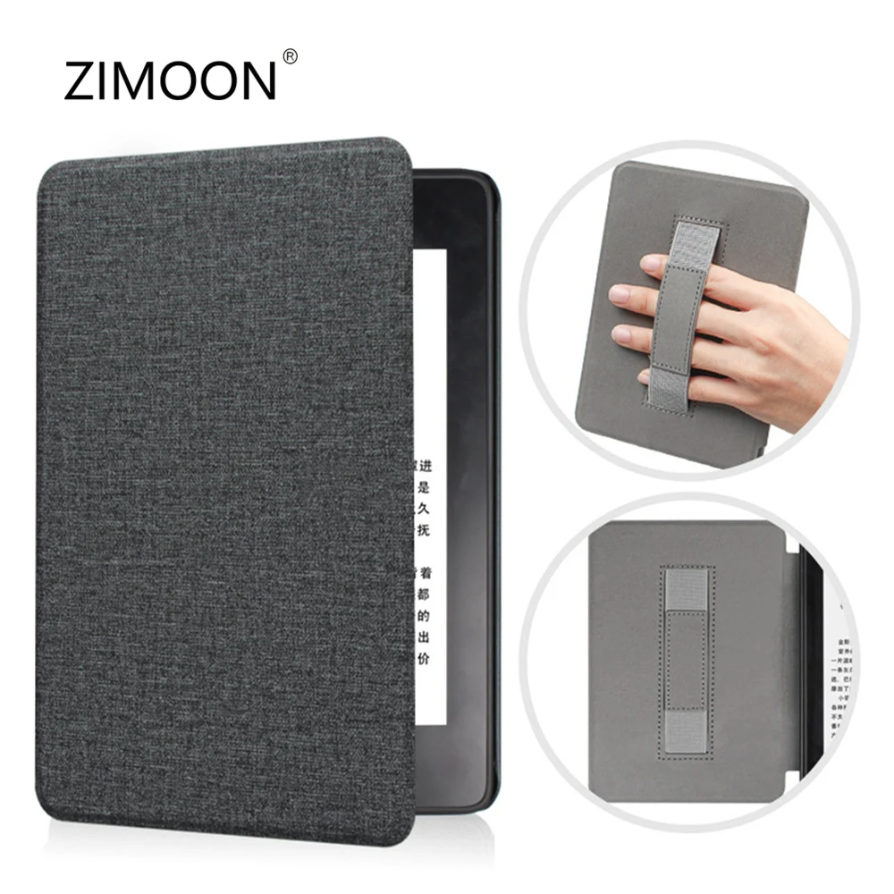 

Смарт-чехол для Kindle Paperwhite 12th с ремешком на руку для Kindle 11th тканевый чехол для Paperwhite 5/6/7th Protective Slimshell