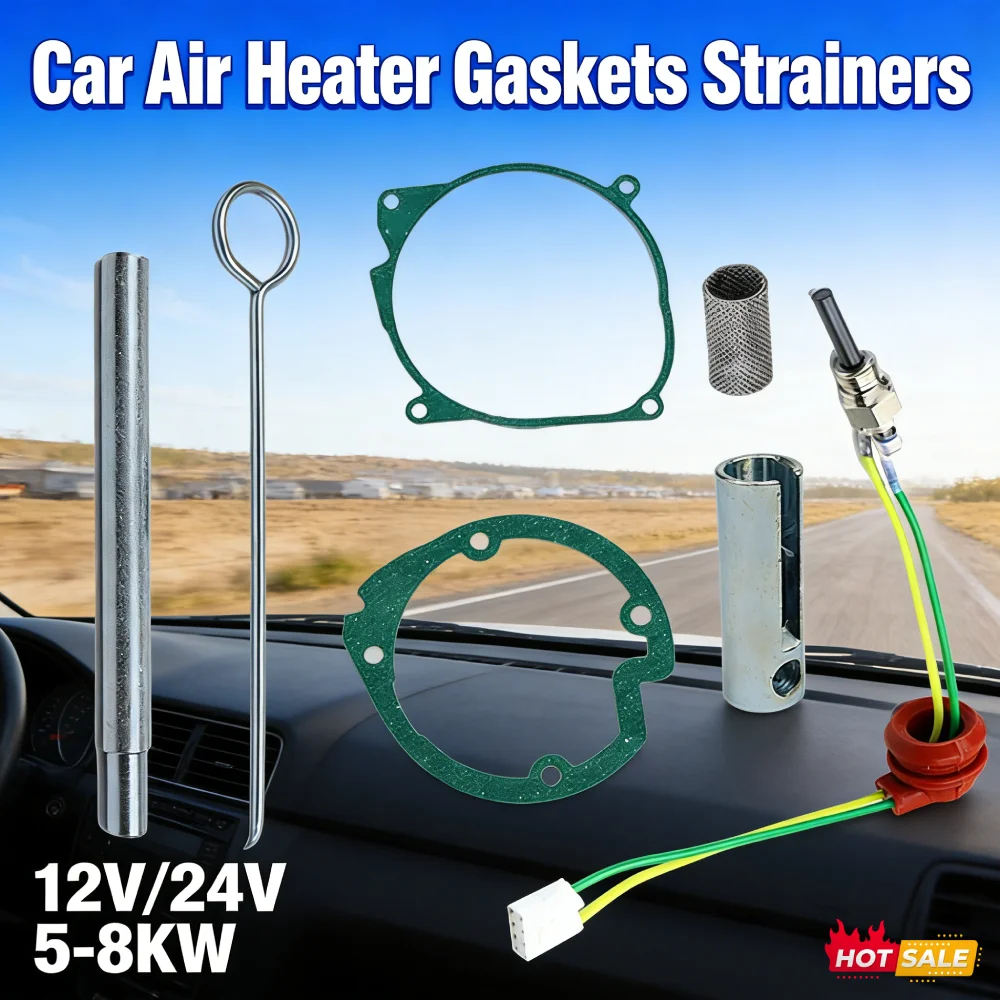 

Air Diesel Parking Heater Repair Kit Glow Plug Wrench Gasket Filter Service Set for 12V 24V 5-8KW Car Parking Heating Kit