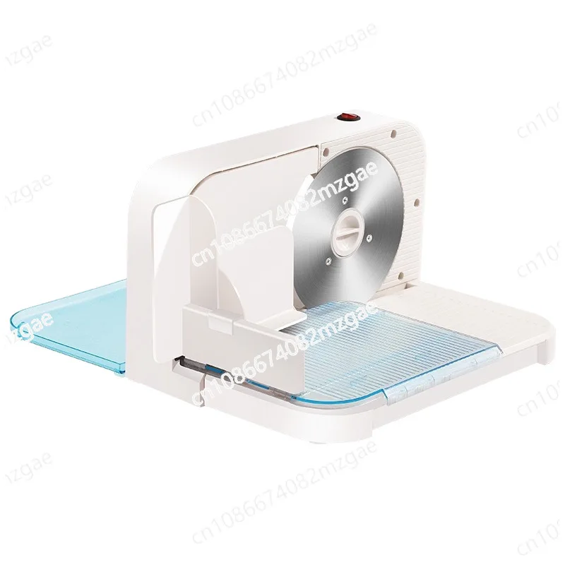 Simple and elegant stainless steel electric lamb chop slicer - a small household meat slicing machine that is a must-have
