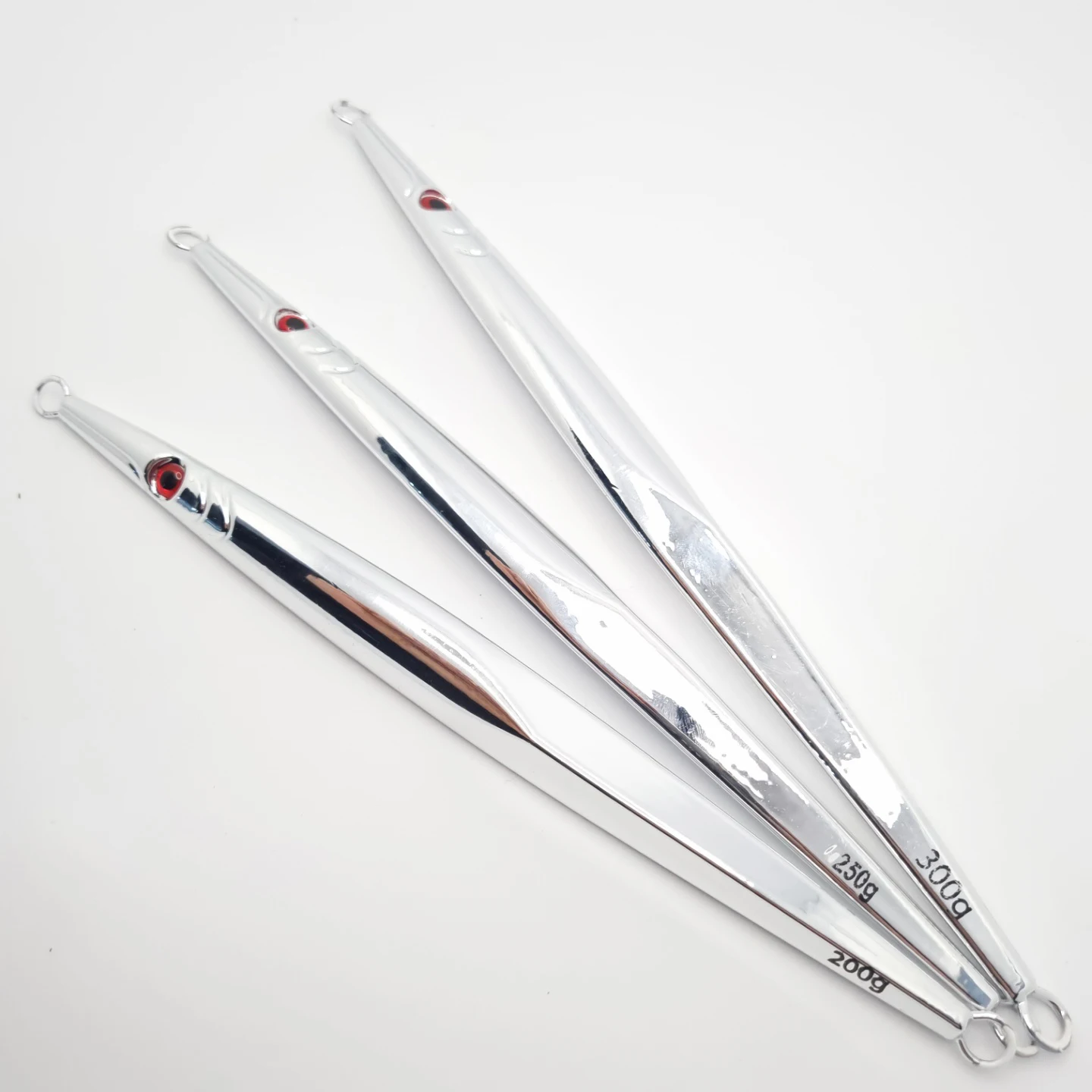 MARISOO Galvanisch Versilberter Eisenplattenköder für Meeresangelruten, 200/250/300/350/400/500g, Ideal für Bernsteinmakrele, Kabeljau, Spanische Makrele – Detail 5