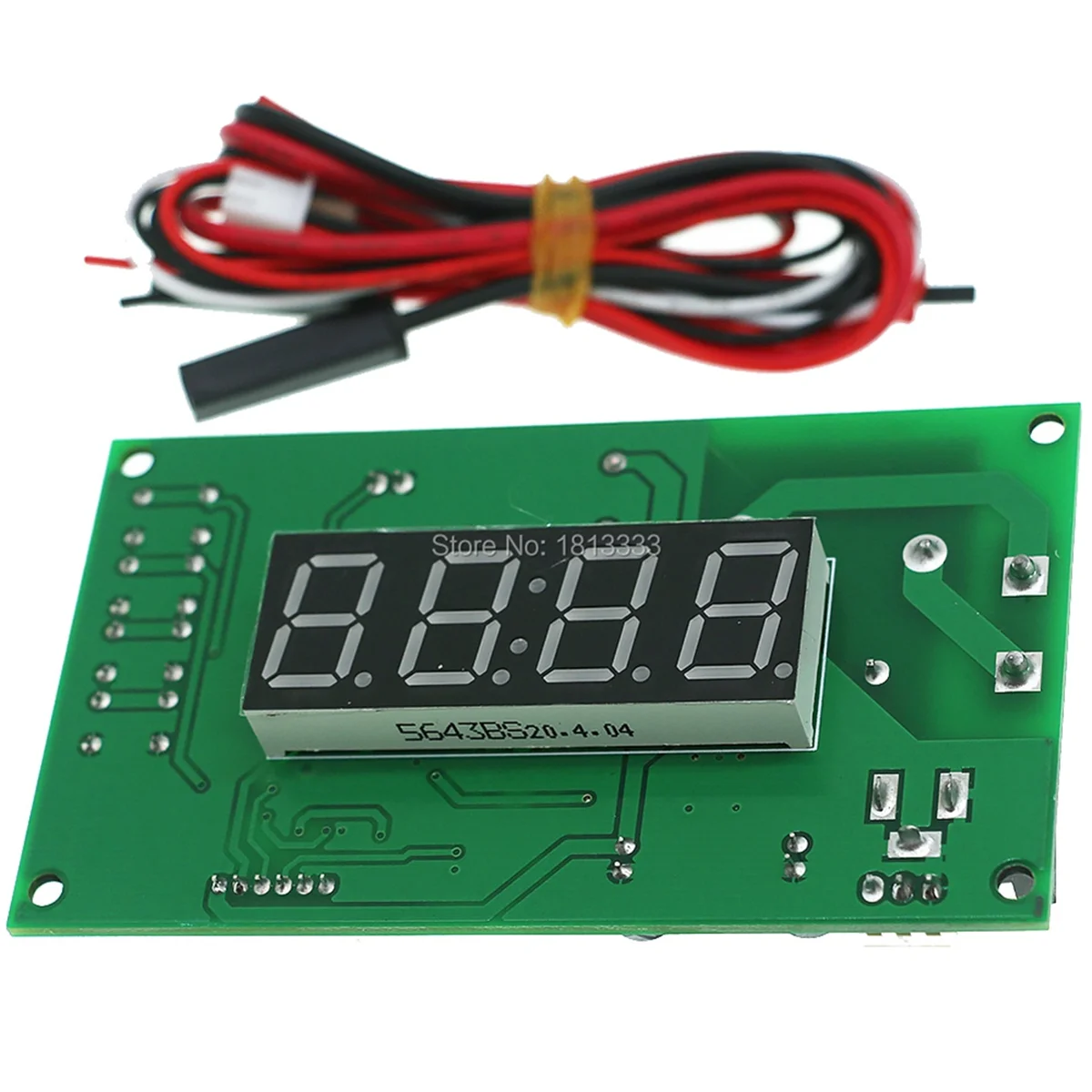 Four Digits Timer Control Board for Coin Acceptor Massage Chair Water Arcade Vending Washing Machine Game