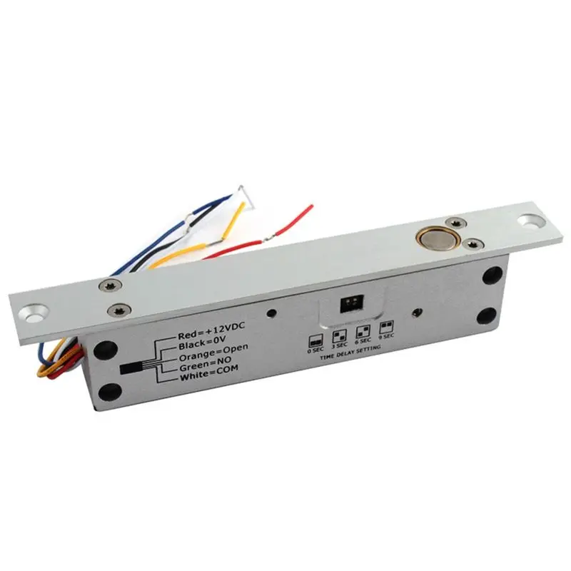 ABGN DC12V Electric Mortise Lock Fail Safe Or Fail Secure Electronic Mortise Lock With Adjustable Time Delay For Access