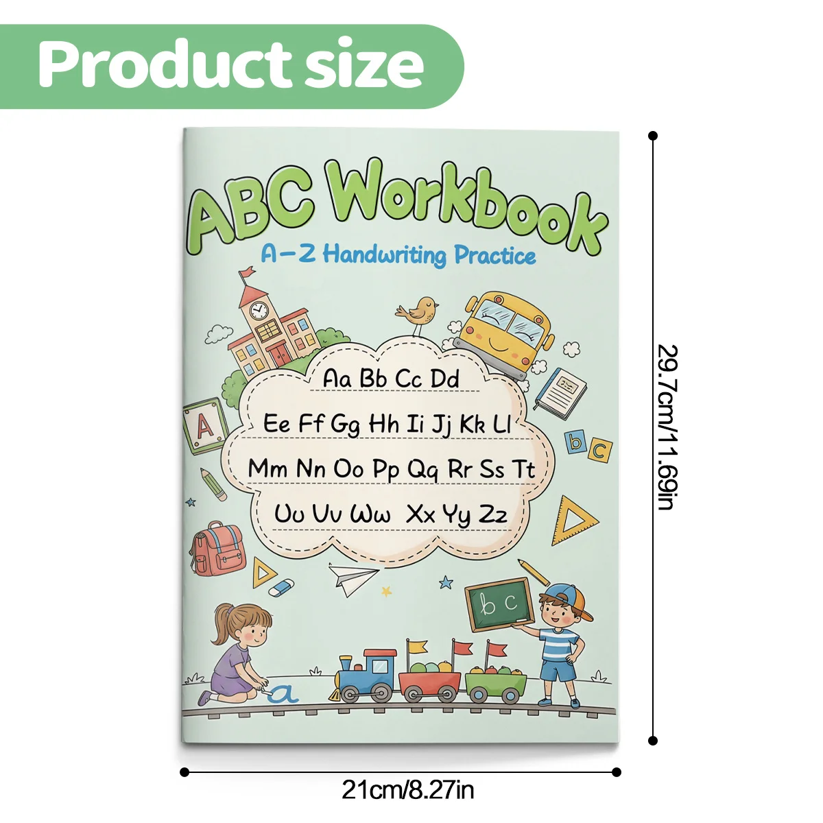 ABC Handwriting Practice Workbook for Kids A to Z Alphabet Tracing Book with Uppercase and Lowercase Letters Build Writing
