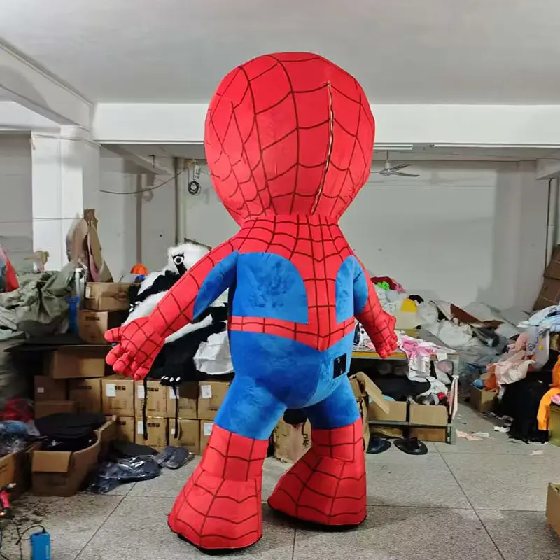 

Giant Plush Inflatable Christmas Spider Mascot Costume Walking Doll Clothes Halloween Carnival Fancy Party Suits Not Battery