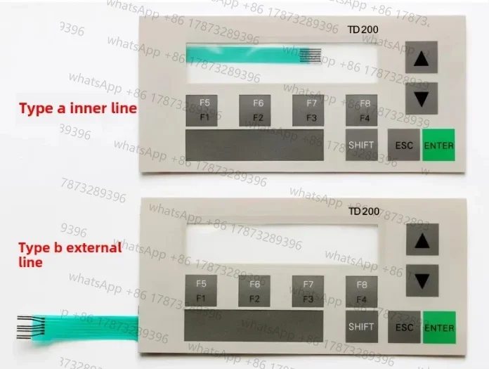 Clavier à membrane pour TD200, Style A et style B