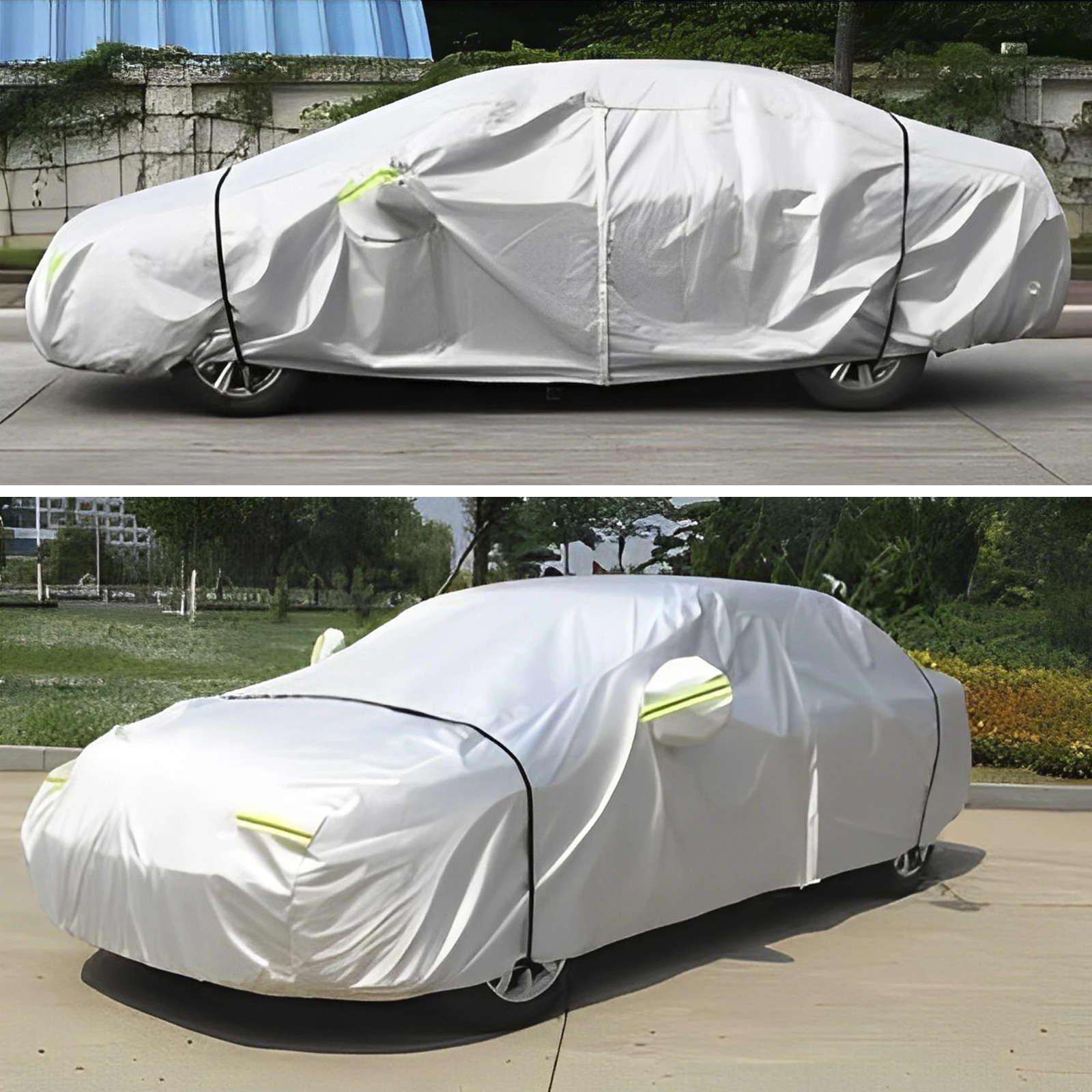 2 pieces of car cover nylon windproof strap adjustable windproof rope sturdy safety protection car fixing rope