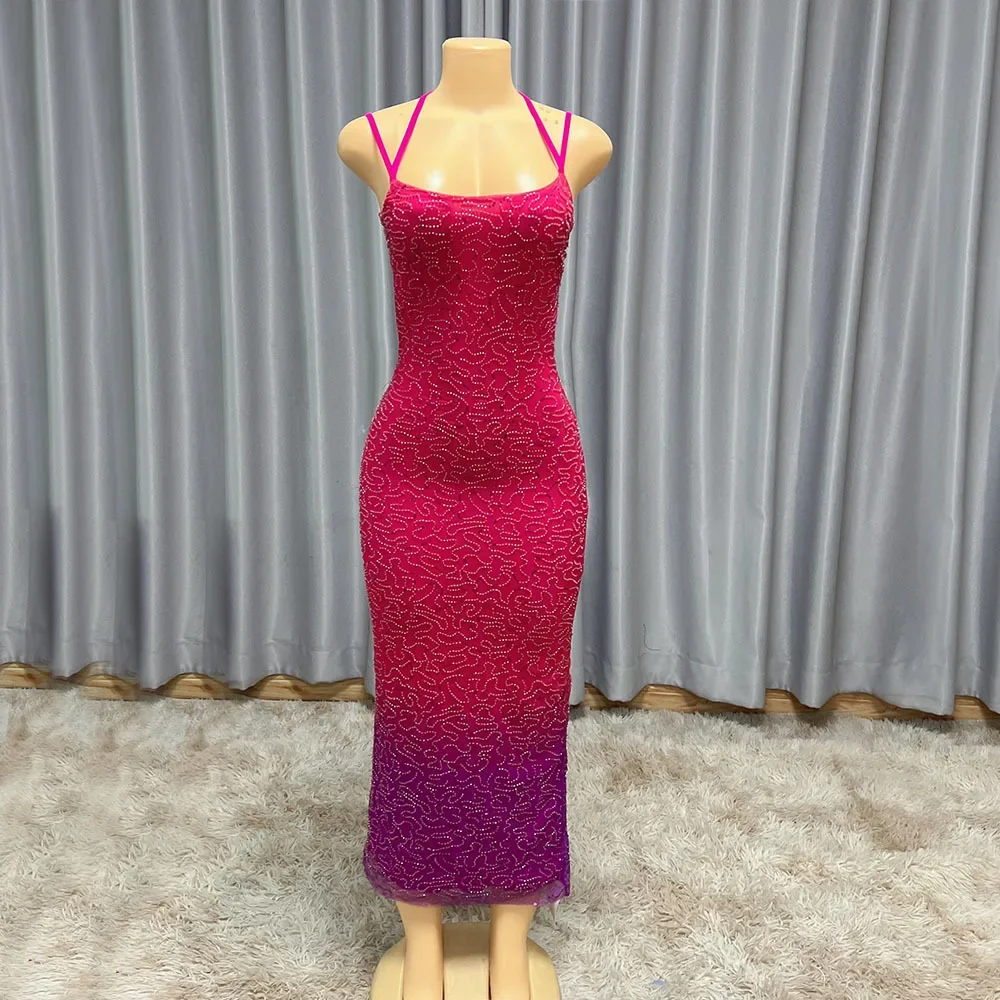 

Dashiki African Dresses for Women Summer Sexy African Sleeveless Polyester Party Evening Long Maxi Dress Outfits African Clothes