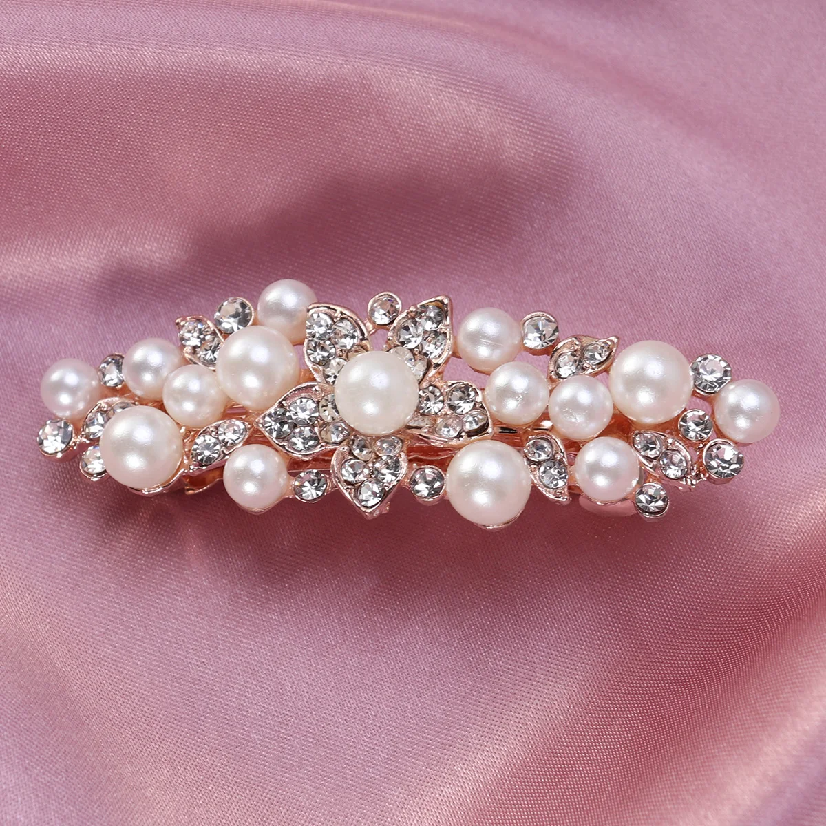 

1pc Pearl Clips Women Barrettes Metal Barrettes Decorative Accessories Girls Women Hair Pins Pearl Hair Clip