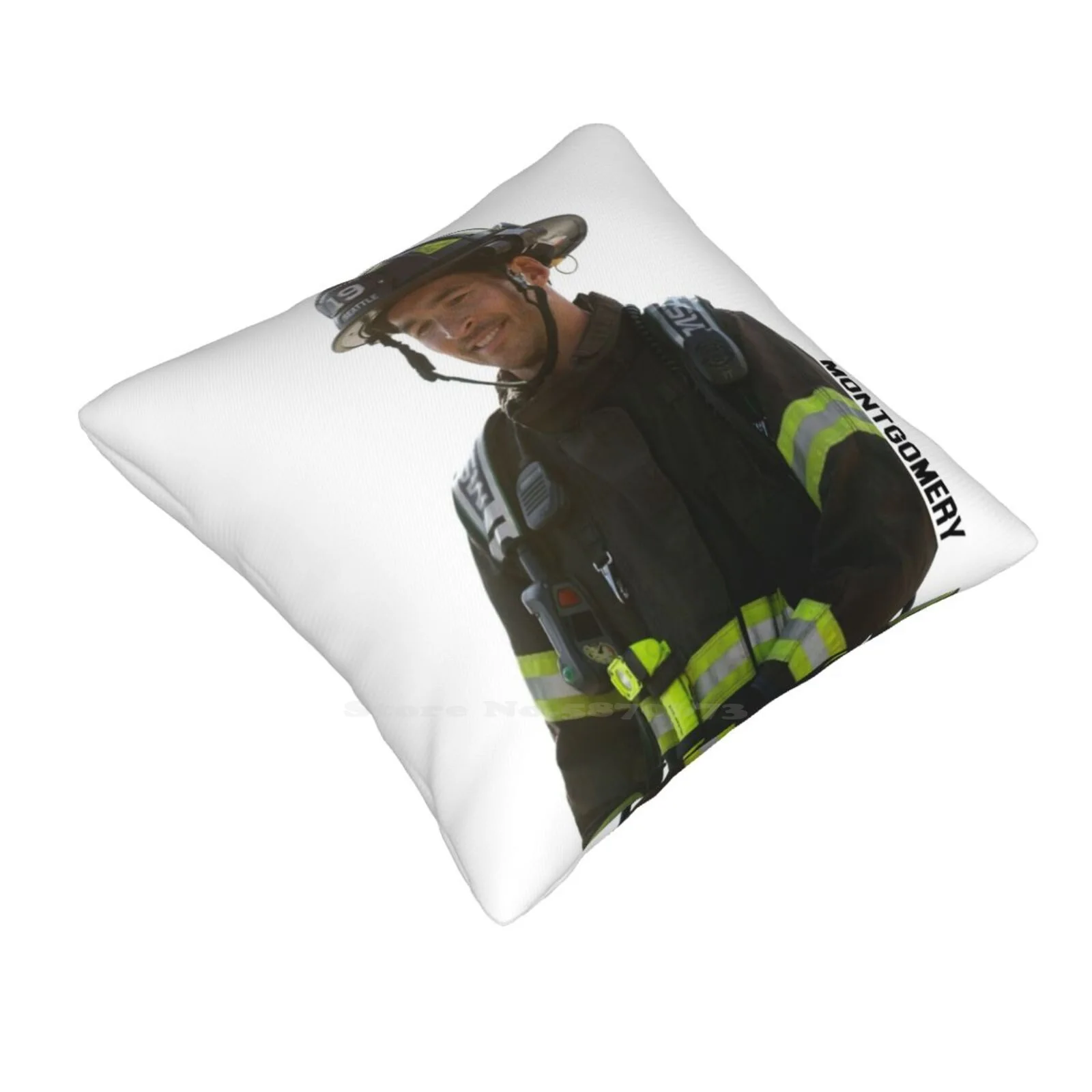 Station 19-Travis Montgomery-Jay Hayden Home Sofa Car Cushion Cover Pillowcase Station 19 Herrera Firefighting Fire Department