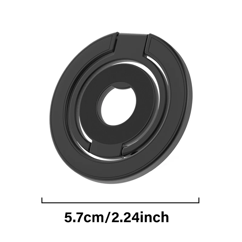 Multi-functional Phone Double-sided Magnetic Support for Magsafe Folding 360° Rotation Finger Ring Holder for iPhone 17 16 15 14