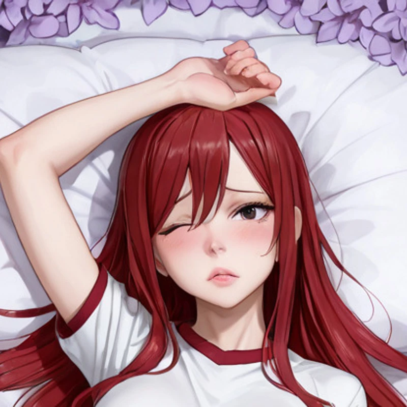 Erza Scarlet Anime Dakimakura Pillow Cover Double Sided Print Hugging Body Pillow Case Multi Size 120-180cm