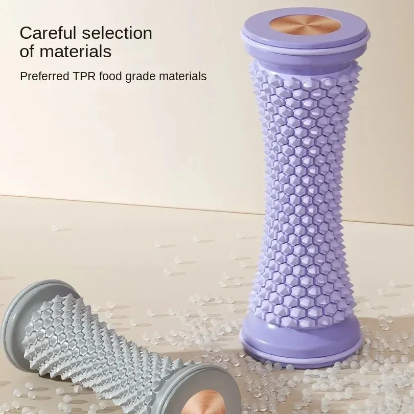 Foot Massager Massage Roller Yoga Massage Ball Plantar Fascia Roller Muscle Relaxation Care Plastic Manual Mini Foot Massager