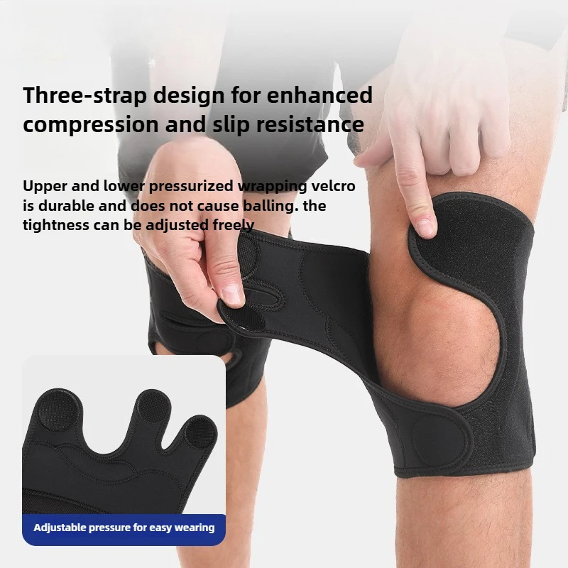 New Knee Pads with Meniscus Protection Shock-Resistant Non-Slip Sports Gear for Men and Women Suitable for Running and Jump Rope