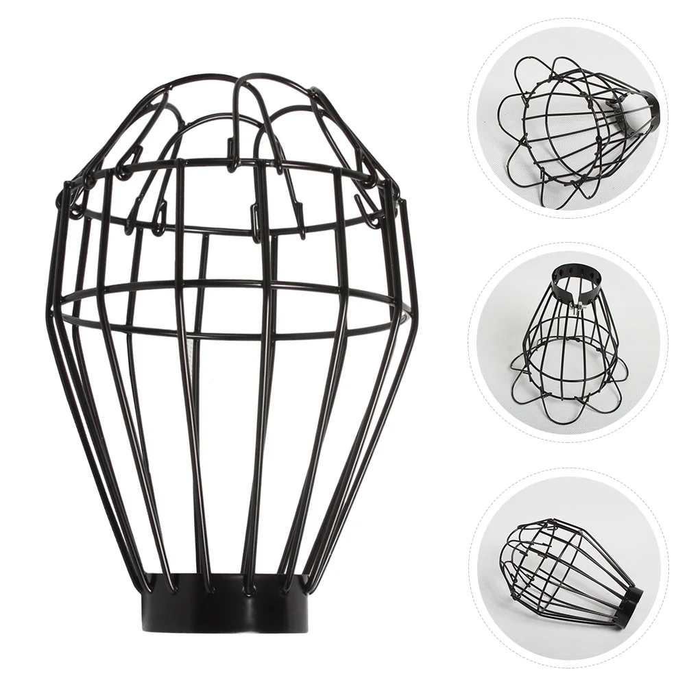 Metal Bulb Guard Cage Hanging Lamp Shade Metal Bulb Cage Bulb Guard Lamp Cage Ceiling Fan Cage Cover