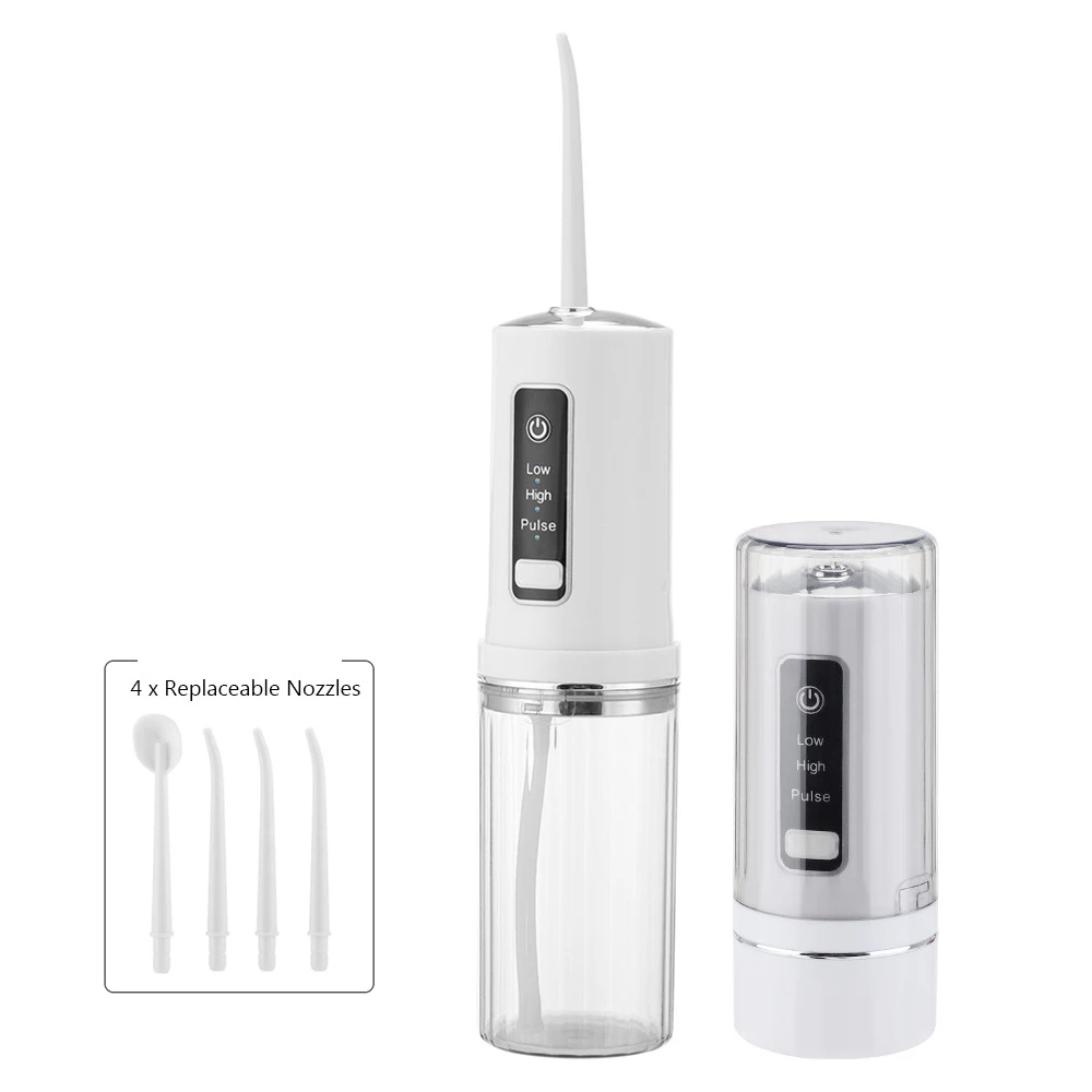 WDD-A19 новый стоматологический ирригатор для полости рта портативный ирригатор с USB Перезаряжаемый 3 режима IPX7 230 мл воды для чистки зубов