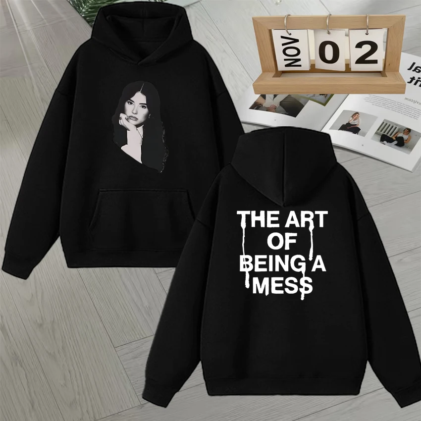 

The Art of Being A Mess Photo Tee LAUREN SPENCER SMITH Hoodie Fleece Women Autumn Winter Loose Sweatshirt Unisex Casual Pullover