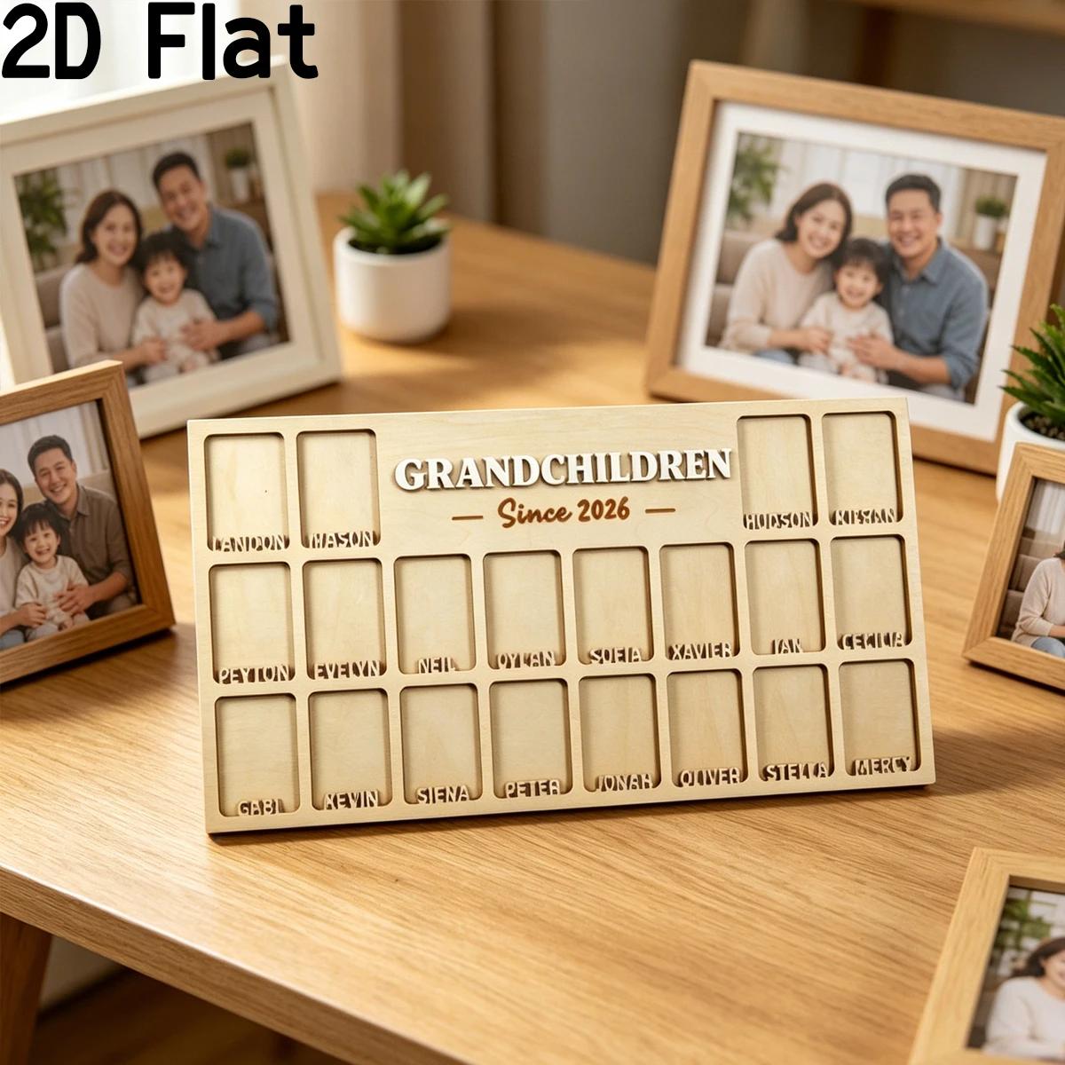 Cadre photo en bois personnali - Home Decor Diy avis et prix