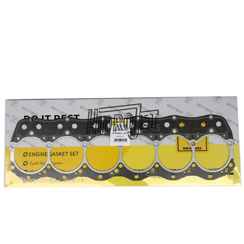 

Mitsubishis 6D14 6D14-T 6D15 6D15-T 6D16-T Excavator Parts Wholesale New Cylinder Head Gasket ME030913