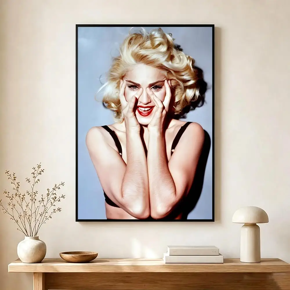 Iconic Singer M-Madonna Poster Wall Art Print Decorative Mural Home Decor Gift Unframed