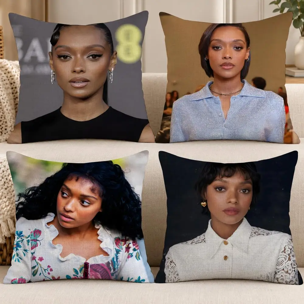 Actor Celebrity Portrait S-Sophie Wilde Cushion Cover Soft Short Plush throw pillow Sofa Bedroom Den Car Dorm Decor Gifts