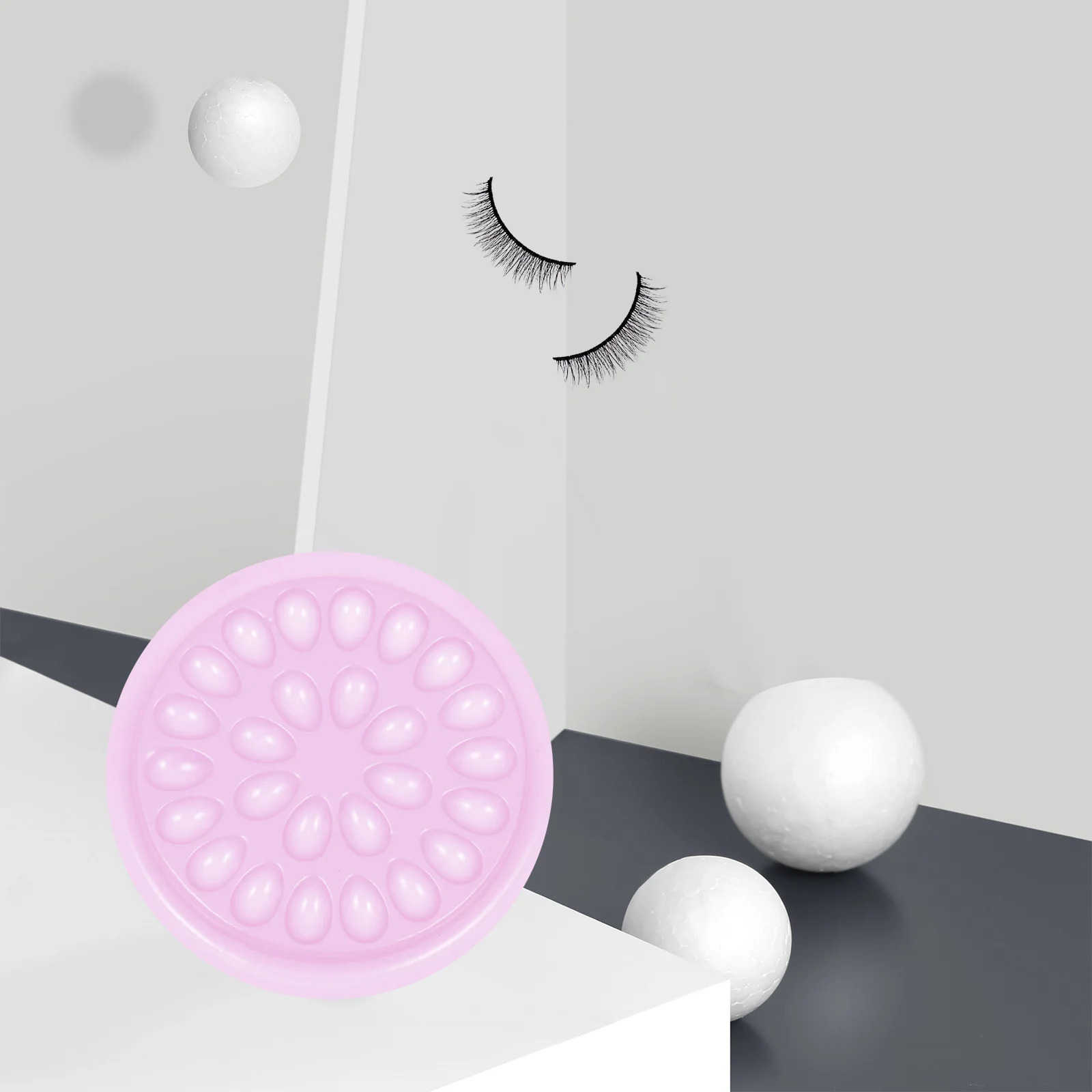 Plaques d'extension de cils, tampons de colle en PVC, rainures Anti-séchage, supports sécurisés pour faux-cils, Kit d'outils de beauté de qualité Salon, 100 pièces