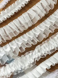 5Meters White Wedding Dresses Lace For Diy Needlework Sewing Supplies Sewing Ribbons Trimming Apparel Decor Handmade Material