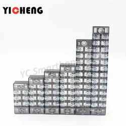 1 Pcs screw connection cable terminal, terminal block, high current, insulated fixed power wire connector,  600V 15A