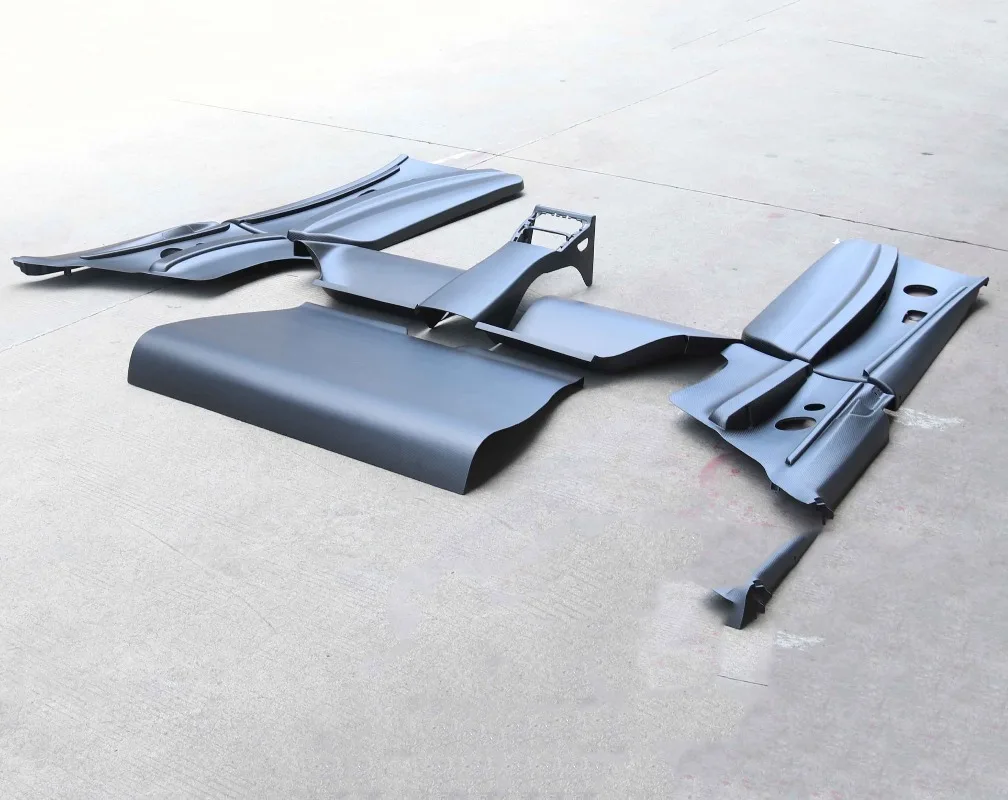 for BMW M3 E92 Interior Trim Kit 8Pcs Dry Carbon Fiber Door Backup Plate Center Console Side Panel kits